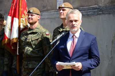 Kraków, 12 sierpnia 2019. Uroczystość pamięci gen. Stanisława Rostworowskiego oraz Jadwigi i Zygmunta Karłowskich