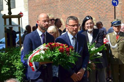 Kraków, 12 sierpnia 2019. Uroczystość pamięci gen. Stanisława Rostworowskiego oraz Jadwigi i Zygmunta Karłowskich