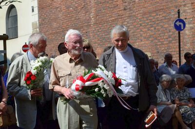 Kraków, 12 sierpnia 2019. Uroczystość pamięci gen. Stanisława Rostworowskiego oraz Jadwigi i Zygmunta Karłowskich