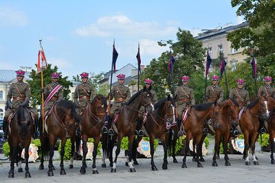 Kielce, 12 sierpnia 2019. Zakończenie marszu szlakiem kadrówki