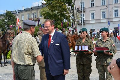 Kielce, 12 sierpnia 2019. Zakończenie marszu szlakiem kadrówki