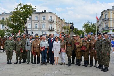 Kielce, 12 sierpnia 2019. Zakończenie marszu szlakiem kadrówki