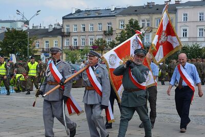Kielce, 12 sierpnia 2019. Zakończenie marszu szlakiem kadrówki