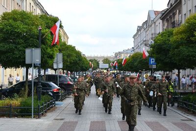 Kielce, 12 sierpnia 2019. Zakończenie marszu szlakiem kadrówki