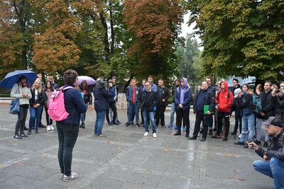 25 września 2019. Edukacyjna gra miejska w Kielcach