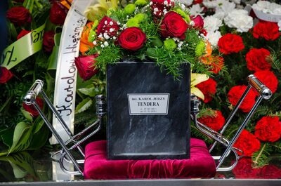 10 października 2019. Pogrzeb Karola Tendery w Krakowie