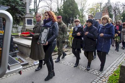 Uroczystości pogrzebowe Władysława Nowaka „Groźnego”, partyzanta powojennego podziemia niepodległościowego – Kraków, 28 października 2019
