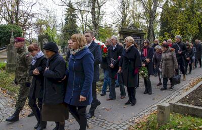 Uroczystości pogrzebowe Władysława Nowaka „Groźnego”, partyzanta powojennego podziemia niepodległościowego – Kraków, 28 października 2019