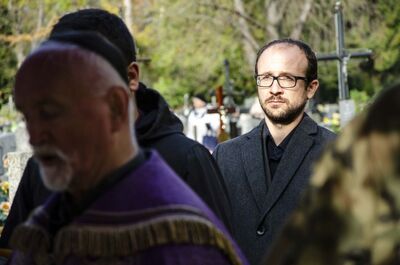 Uroczystości pogrzebowe Władysława Nowaka „Groźnego”, partyzanta powojennego podziemia niepodległościowego – Kraków, 28 października 2019