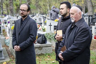 Uroczystości pogrzebowe Władysława Nowaka „Groźnego”, partyzanta powojennego podziemia niepodległościowego – Kraków, 28 października 2019