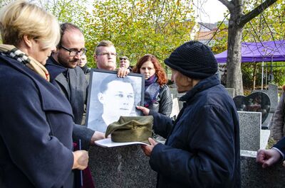 Uroczystości pogrzebowe Władysława Nowaka „Groźnego”, partyzanta powojennego podziemia niepodległościowego – Kraków, 28 października 2019