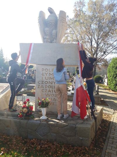 Uczniowie Szkoły Podstawowej w Zawadce