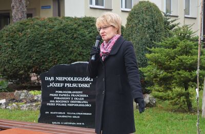 8 listopada 2019 r. w Kielcach odsłonięto mural z wizerunkiem Józefa Piłsudskiego