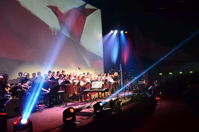 17 listopada 2019. Koncert finałowy Festiwalu Piosenki Niezłomnej i Niepodległej w Krakowie