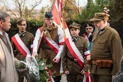 Pogrzeb Mikołaja Mazura „Paska”, żołnierza podziemia niepodległościowego – Bochnia, 21 listopada 2019