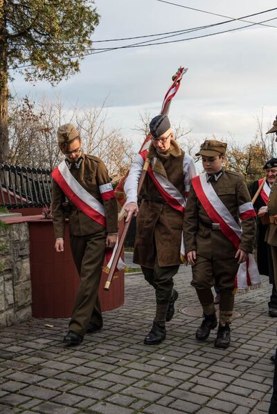 Pogrzeb Mikołaja Mazura „Paska”, żołnierza podziemia niepodległościowego – Bochnia, 21 listopada 2019