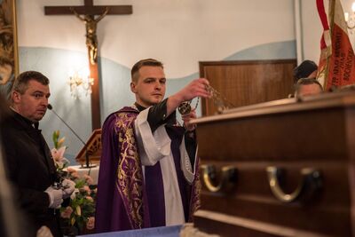 Pogrzeb Mikołaja Mazura „Paska”, żołnierza podziemia niepodległościowego – Bochnia, 21 listopada 2019