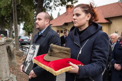 Pogrzeb Mikołaja Mazura „Paska”, żołnierza podziemia niepodległościowego – Bochnia, 21 listopada 2019