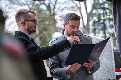 Pogrzeb Mikołaja Mazura „Paska”, żołnierza podziemia niepodległościowego – Bochnia, 21 listopada 2019