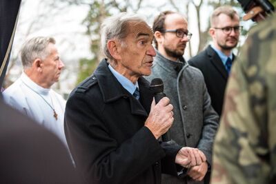 Pogrzeb Mikołaja Mazura „Paska”, żołnierza podziemia niepodległościowego – Bochnia, 21 listopada 2019