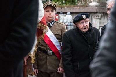Pogrzeb Mikołaja Mazura „Paska”, żołnierza podziemia niepodległościowego – Bochnia, 21 listopada 2019