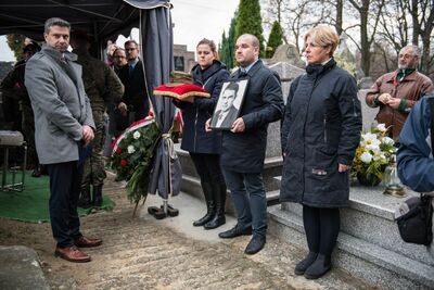 Pogrzeb Mikołaja Mazura „Paska”, żołnierza podziemia niepodległościowego – Bochnia, 21 listopada 2019