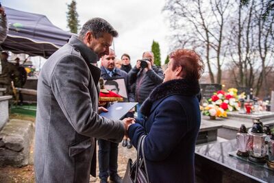 Pogrzeb Mikołaja Mazura „Paska”, żołnierza podziemia niepodległościowego – Bochnia, 21 listopada 2019