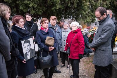 Pogrzeb Mikołaja Mazura „Paska”, żołnierza podziemia niepodległościowego – Bochnia, 21 listopada 2019