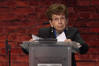 75. rocznica wyzwolenia niemieckiego nazistowskiego obozu Auschwitz-Birkenau, 27 stycznia 2020. Fot. Agnieszka Masłowska (IPN)