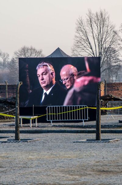 75. rocznica wyzwolenia niemieckiego nazistowskiego obozu Auschwitz-Birkenau, 27 stycznia 2020. Fot. Agnieszka Masłowska (IPN)