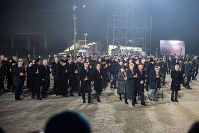 75. rocznica wyzwolenia niemieckiego nazistowskiego obozu Auschwitz-Birkenau, 27 stycznia 2020. Fot. Agnieszka Masłowska (IPN)