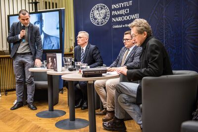 Promocja książki Sławomira Cenckiewicza o Ignacym Matuszewskim – Kraków, 5 lutego 2020. Fot. Agnieszka Masłowska IPN