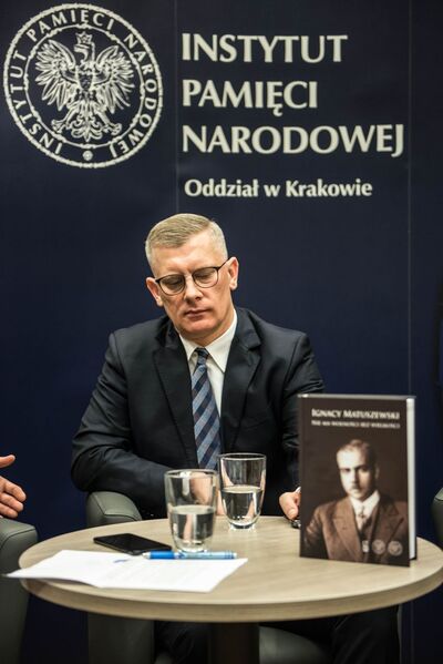 Promocja książki Sławomira Cenckiewicza o Ignacym Matuszewskim – Kraków, 5 lutego 2020. Fot. Agnieszka Masłowska IPN