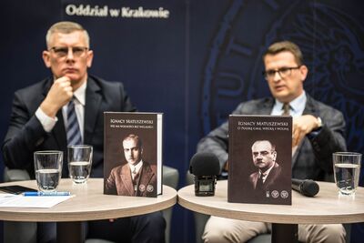 Promocja książki Sławomira Cenckiewicza o Ignacym Matuszewskim – Kraków, 5 lutego 2020. Fot. Agnieszka Masłowska IPN