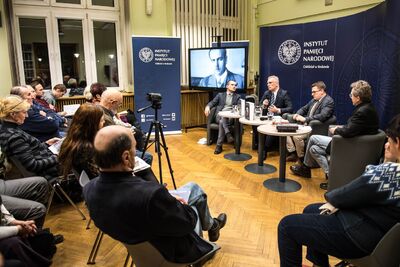 Promocja książki Sławomira Cenckiewicza o Ignacym Matuszewskim – Kraków, 5 lutego 2020. Fot. Agnieszka Masłowska IPN