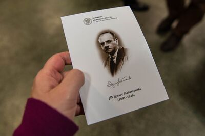 Promocja książki Sławomira Cenckiewicza o Ignacym Matuszewskim – Kraków, 5 lutego 2020. Fot. Agnieszka Masłowska IPN