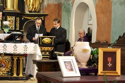 15.02.2020, Bolechowice. Pogrzeb Agaty Michałek-Budzicz. Fot. IPN