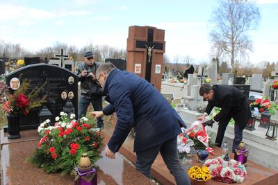 13.03.2020, Miechów. Uczczono pamięć rodziny Baranków, zamordowanych za ukrywanie Żydów w czasie wojny