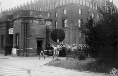 Strajk w HiL, wiosna 1988 r. Fot. Archiwum IPN