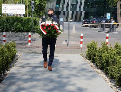 43. rocznica śmierci Stanisława Pyjasa, Kraków, 7 maja 2020. Fot. Janusz Ślęzak (IPN)