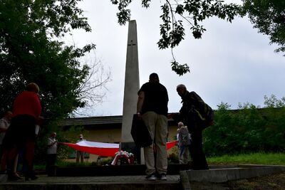 26 czerwca 2020 r. w Krakowie uczczono Polaków – ofiary pierwszej niemieckiej egzekucji publicznej. Fot. Janusz Ślęzak (IPN)