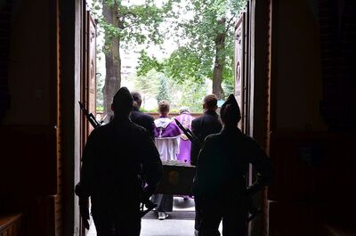 7 lipca 2020 w Rabce-Zdroju odbyły się uroczystości pogrzebowe Wojciecha Frodymy. Fot. Janusz Ślęzak (IPN)