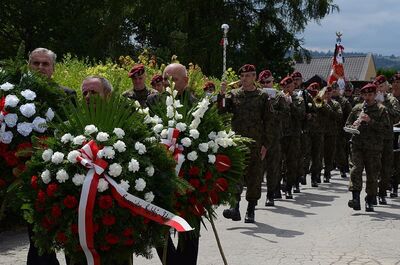 7 lipca 2020 w Rabce-Zdroju odbyły się uroczystości pogrzebowe Wojciecha Frodymy. Fot. Janusz Ślęzak (IPN)
