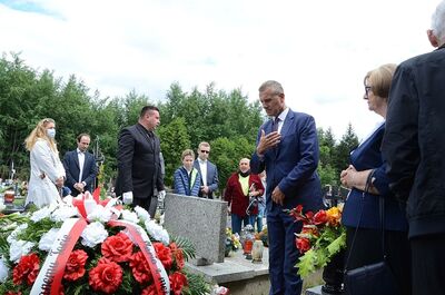 7 lipca 2020 w Rabce-Zdroju odbyły się uroczystości pogrzebowe Wojciecha Frodymy. Fot. Janusz Ślęzak (IPN)