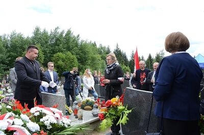 7 lipca 2020 w Rabce-Zdroju odbyły się uroczystości pogrzebowe Wojciecha Frodymy. Fot. Janusz Ślęzak (IPN)