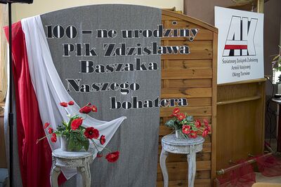 8 lipca 2020, Tarnów. Setna rocznica urodzin płk. Zdzisława Baszaka. Fot. Agnieszka Masłowska (IPN)