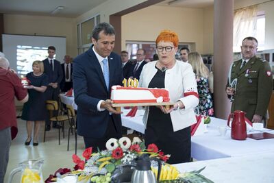 8 lipca 2020, Tarnów. Setna rocznica urodzin płk. Zdzisława Baszaka. Fot. Agnieszka Masłowska (IPN)