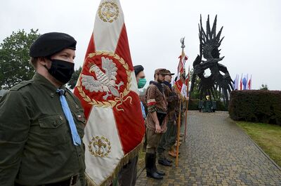 11.07.2020. W Krakowie uczczono 76. rocznicę akcji specjalnej Koppe. Fot. Janusz Ślęzak (IPN)