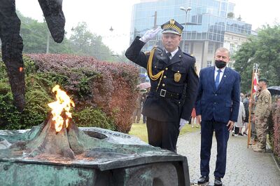 11.07.2020. W Krakowie uczczono 76. rocznicę akcji specjalnej Koppe. Fot. Janusz Ślęzak (IPN)