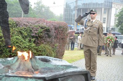 11.07.2020. W Krakowie uczczono 76. rocznicę akcji specjalnej Koppe. Fot. Janusz Ślęzak (IPN)